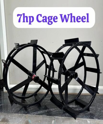 Cage Wheel Attachment for 7 and 9 HP Weeder Rotary Tiller